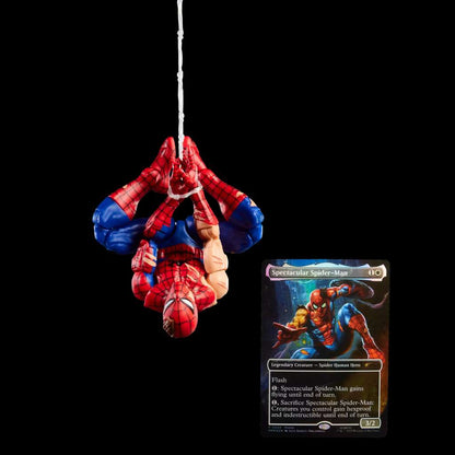 HASBRO - Marvel Legends Aagic the gathering Battle-Damaged Spider-Man Action Figure
