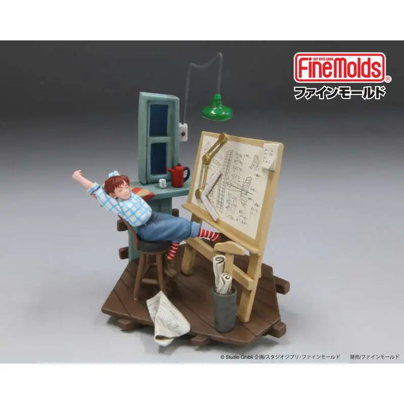 STUDIO GHIBLI - Porco Rosso Sleepless Fio 1/48 To Paint Model Kit