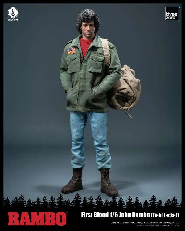 THREEZERO - Rambo First Blood John Rambo Field Jacket 1/6 Figure