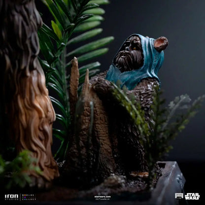 IRON STUDIOS - Star Wars Chewbacca And Tokkat 1/10 Statue