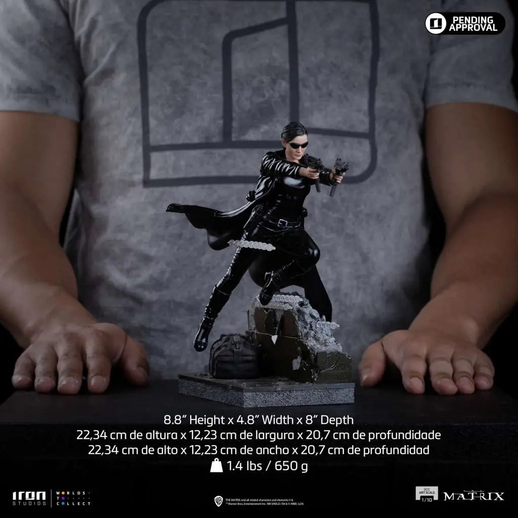 IRON STUDIOS - Matrix Trinity 1/10 Statue