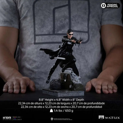 IRON STUDIOS - Matrix Trinity 1/10 Statue