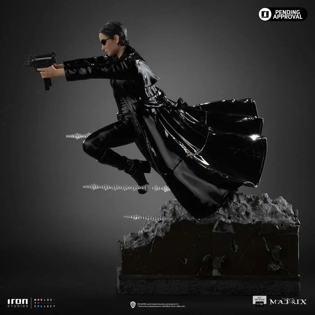 IRON STUDIOS - Matrix Trinity 1/10 Statue