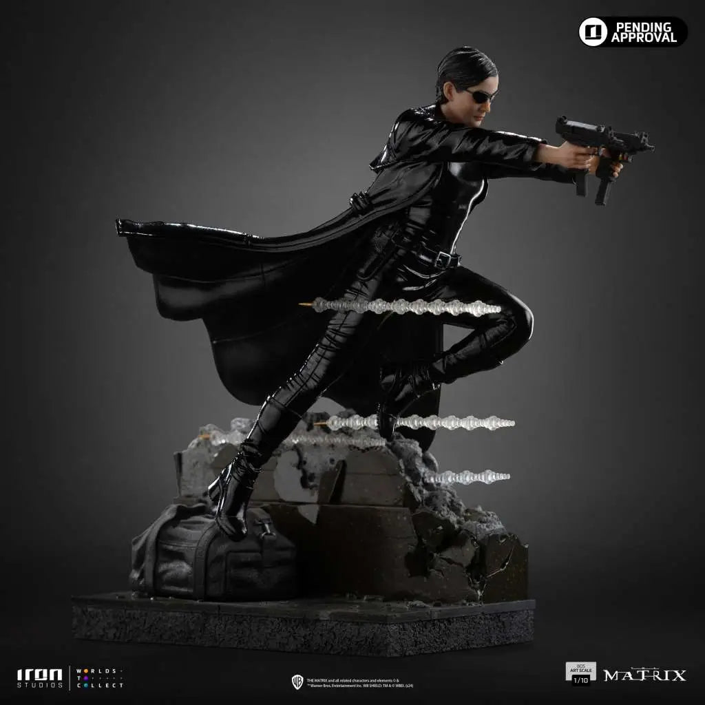 IRON STUDIOS - Matrix Trinity 1/10 Statue