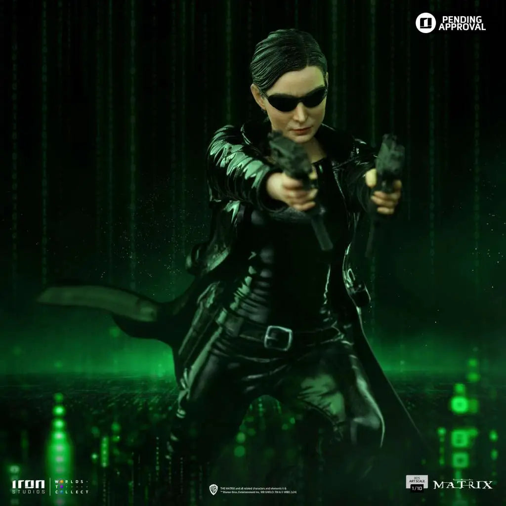 IRON STUDIOS - Matrix Trinity 1/10 Statue