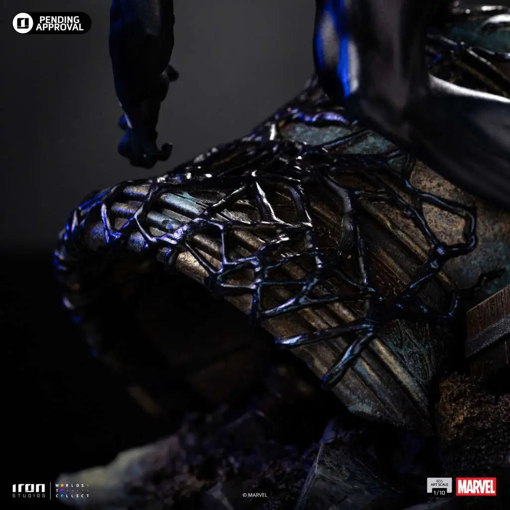 IRON STUDIOS - Marvel Comics Spider Man Black 1/10 Statue
