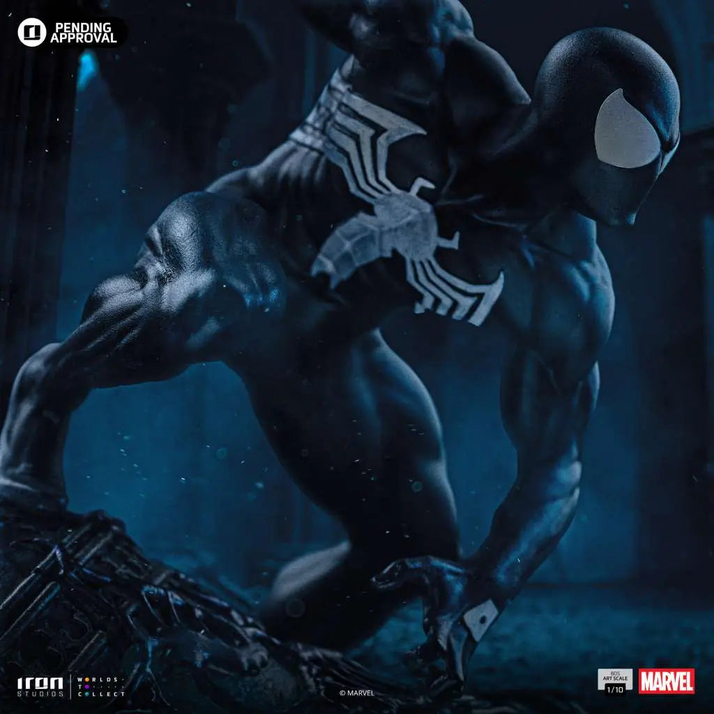 IRON STUDIOS - Marvel Comics Spider Man Black 1/10 Statue