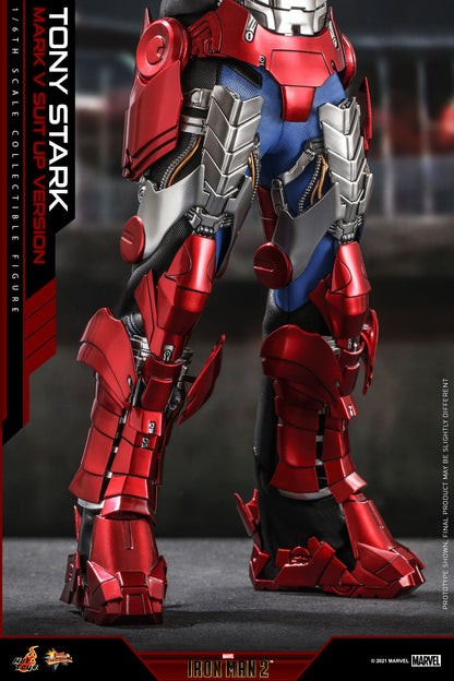 HOT TOYS - Marvel - Iron Man 2 - 1:6 Tony Stark (Mark V Suit Up Ver) MMS599