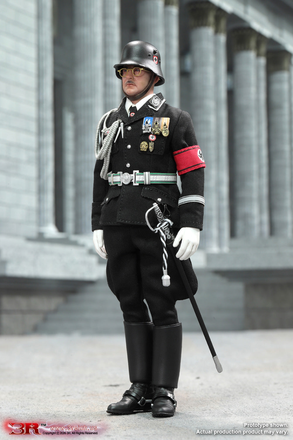 DID/3R - Heinrich Himmler (Black Ver.) 1/12 Scale Mini Reich Series TG80008