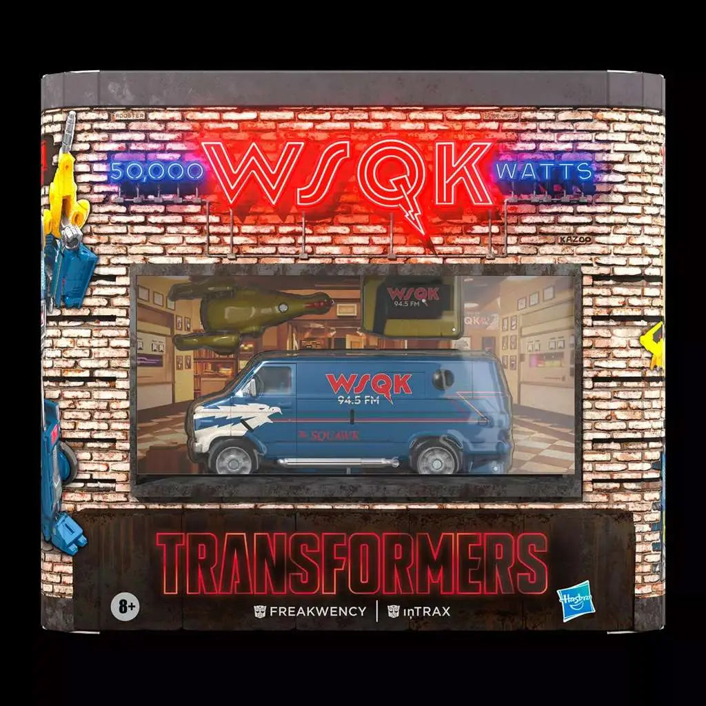 HASBRO - Transformers X Stranger Things Freakwency And 8-track Action Figure