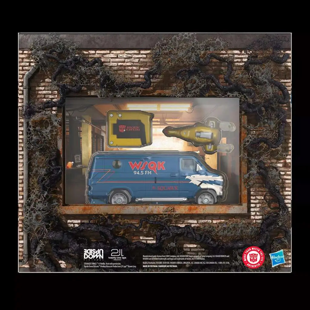 HASBRO - Transformers X Stranger Things Freakwency And 8-track Action Figure