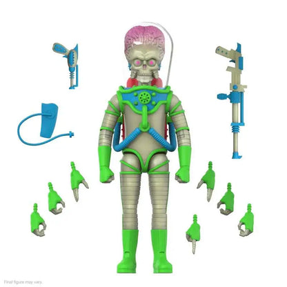 SUPER 7 - Mars Attacks Ultimates! Wave 02 Martian Invasion Begins Glow In The Dark