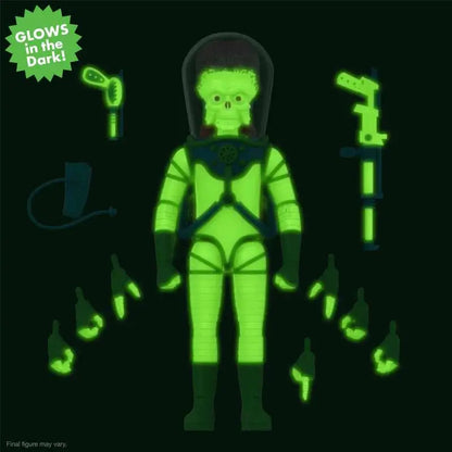 SUPER 7 - Mars Attacks Ultimates! Wave 02 Martian Invasion Begins Glow In The Dark
