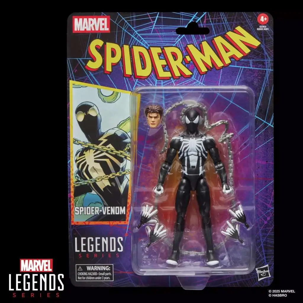 HASBRO - Marvel Legends Spider-man Vintage Spider-venom Action Figure