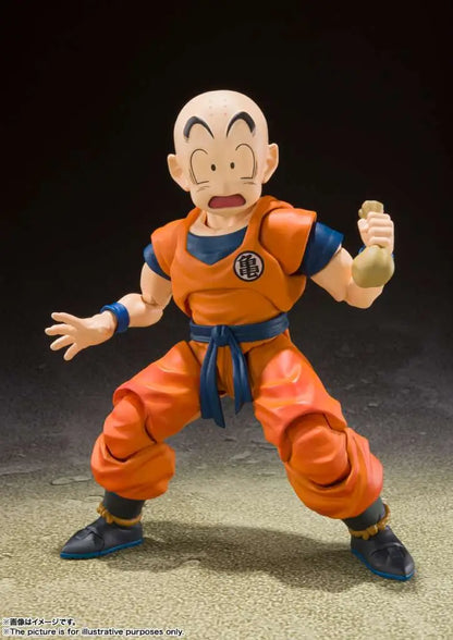 BANDAI - Dragon Ball Z Krillin Earth Strong Man Shf Reissue