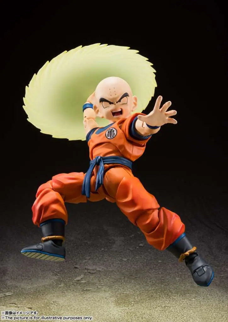 BANDAI - Dragon Ball Z Krillin Earth Strong Man Shf Reissue
