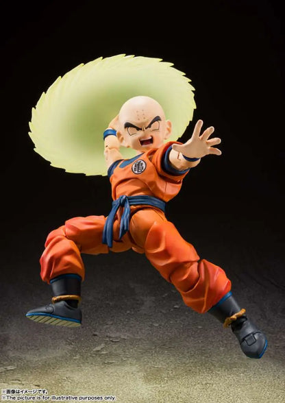 BANDAI - Dragon Ball Z Krillin Earth Strong Man Shf Reissue