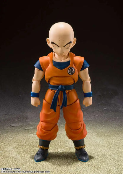 BANDAI - Dragon Ball Z Krillin Earth Strong Man Shf Reissue