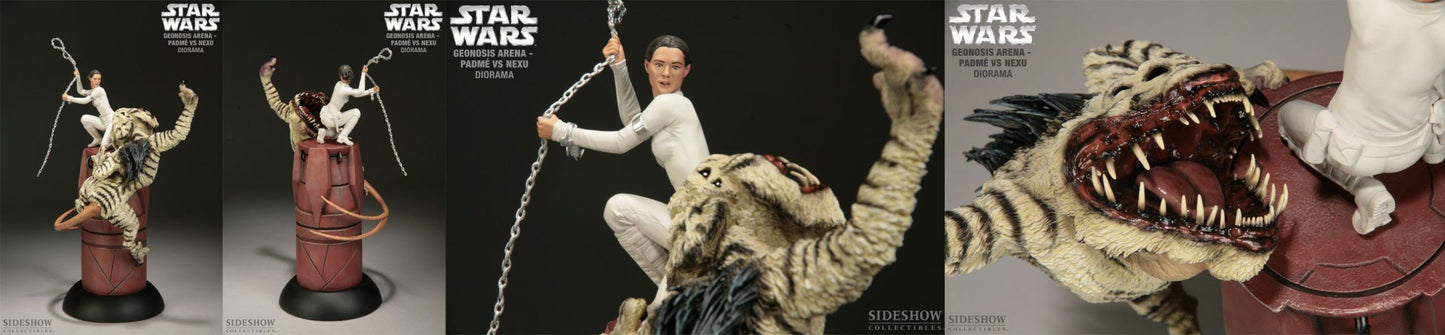 SIDESHOW - Padme vs Nexu - Diorama