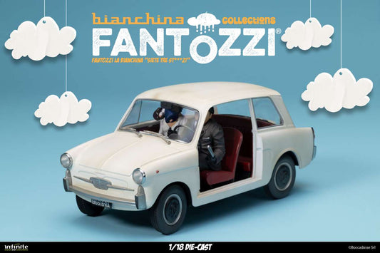 INFINITE STATUE - Fantozzi La Bianchina Siete Tre St...zi 1/18 Die-Cast