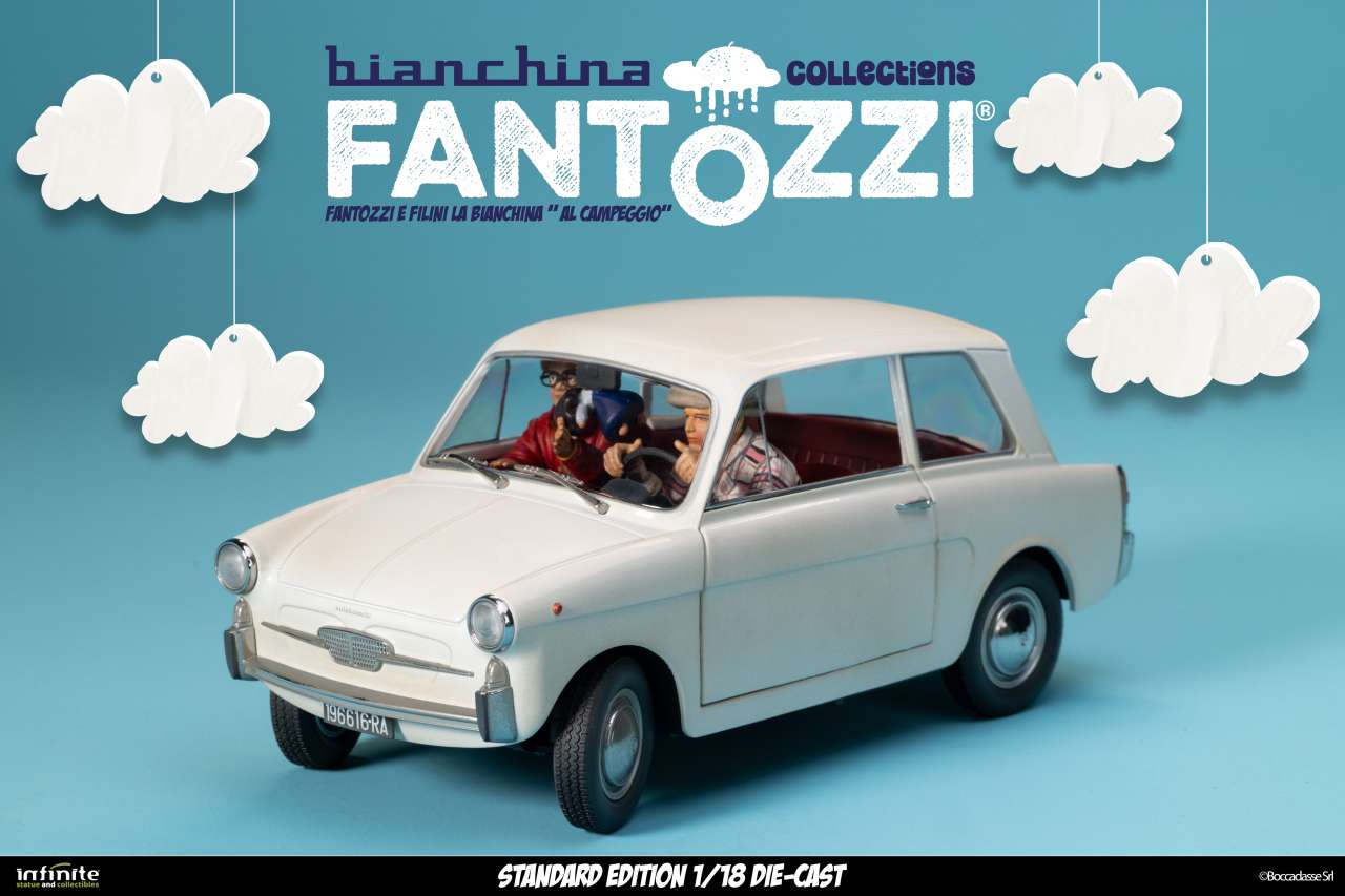 INFINITE STATUE - Fantozzi e filini la bianchina al campeggio 1/18 die-cast standard edition