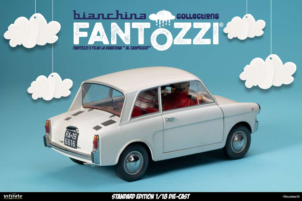 INFINITE STATUE - Fantozzi e filini la bianchina al campeggio 1/18 die-cast standard edition