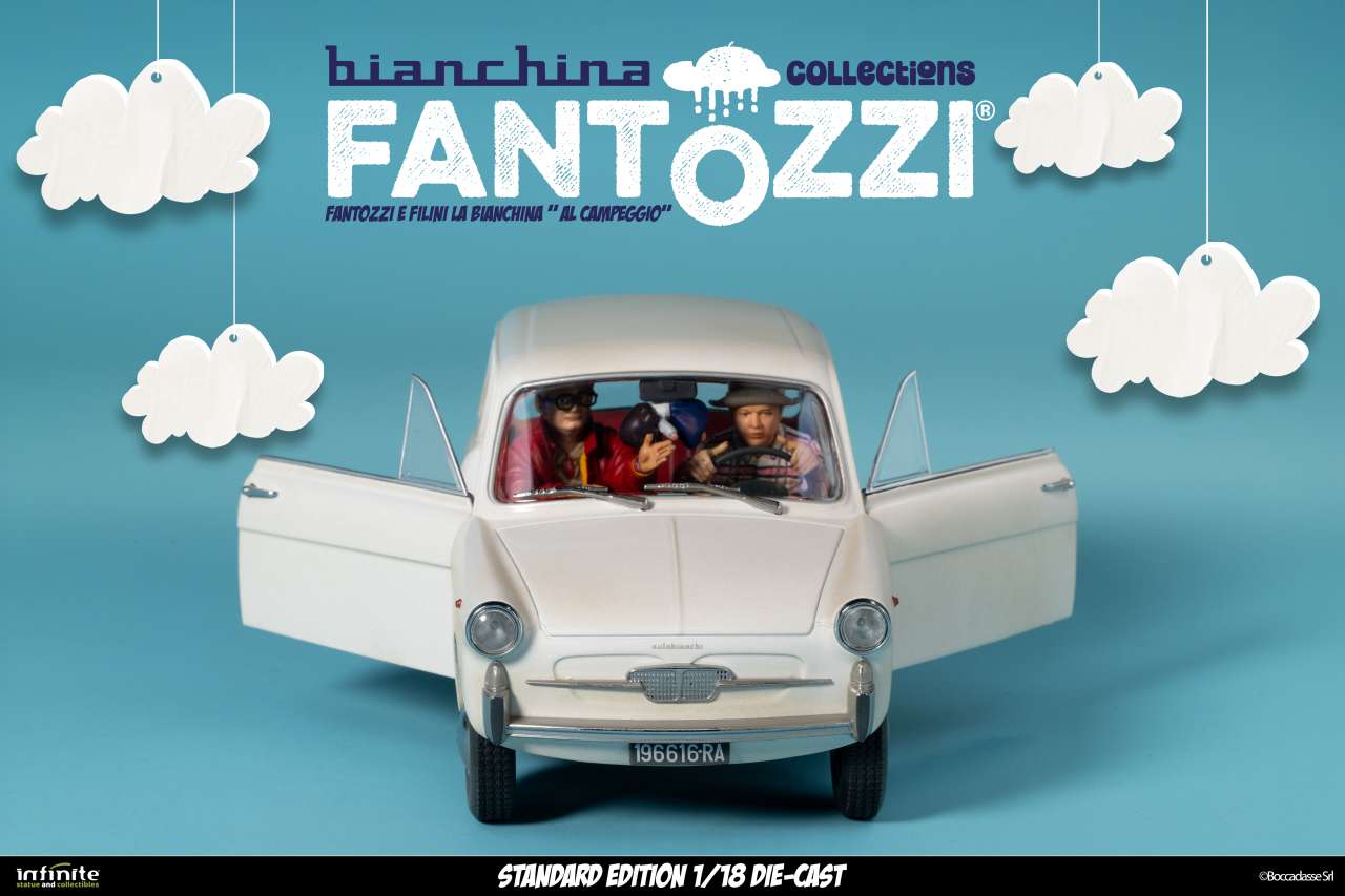 INFINITE STATUE - Fantozzi e filini la bianchina al campeggio 1/18 die-cast standard edition