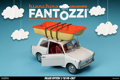 IMFiNITE STATUE - Fantozzi e Filini La Bianchina Al Campeggio 1/18 Die-Cast Deluxe Edition