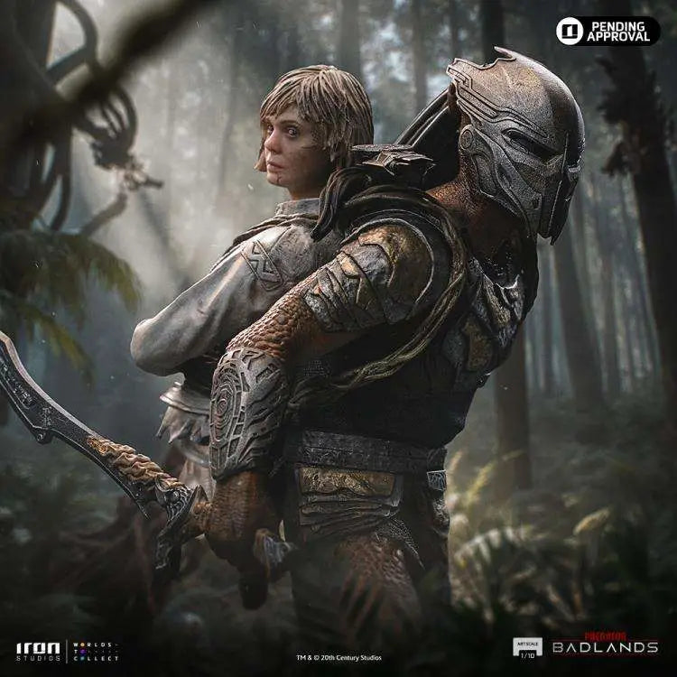 IRON STUDIOS - Predator Badlands Predator Dek & Thia 1/10 Statue