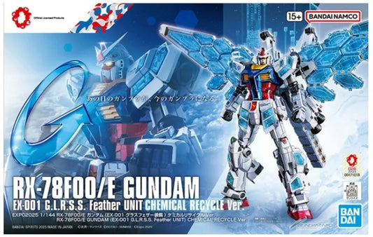 BANDAI - Hg Gundam Rx-78f00/e Ex-001 G.l.r.s.s. Feather Unit Chemical Recycle Ver 1/144