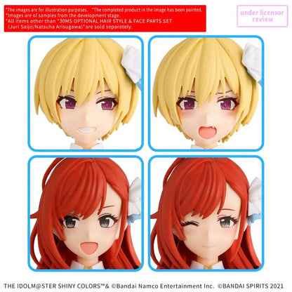 BANDAI - 30ms Op Hair Style & Face Parts Set Juri Saijo/natsuha Arisugawa