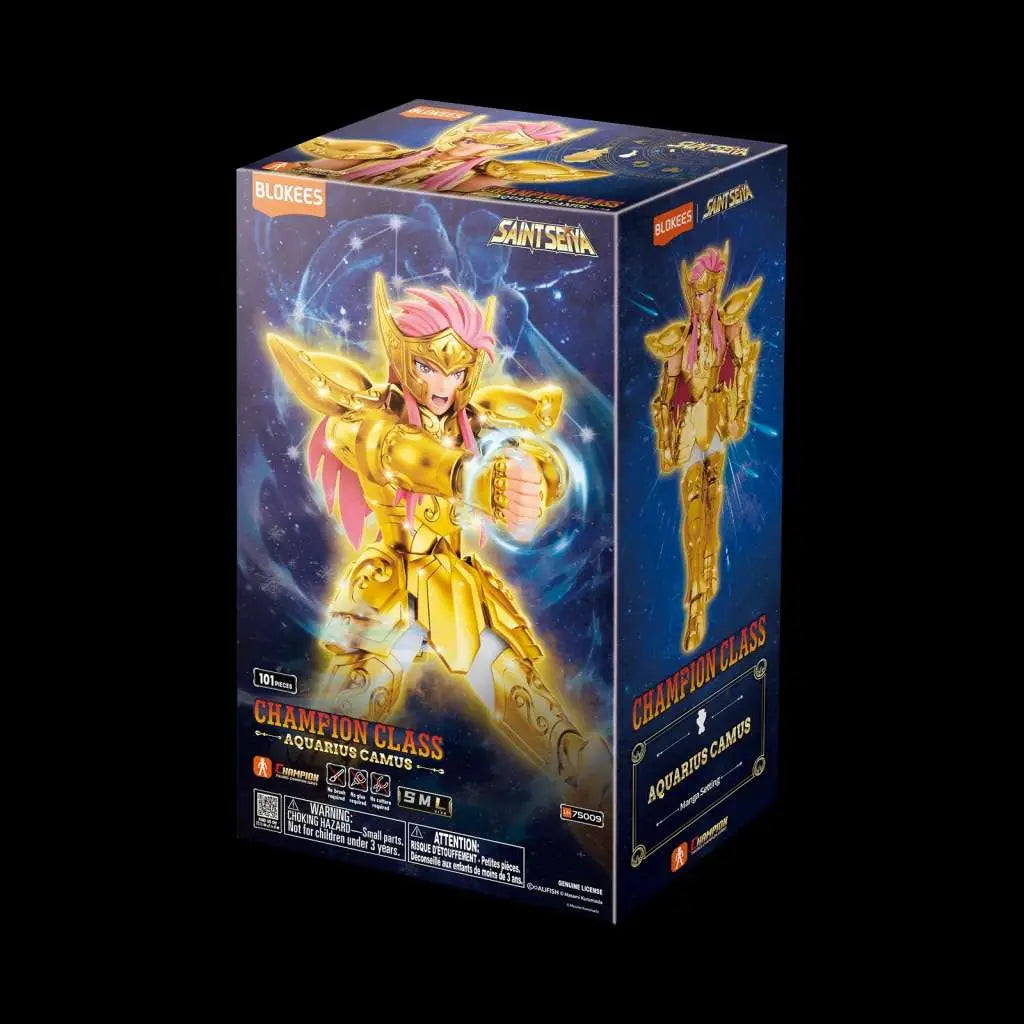 BLOKEES - Saint Seiya Aquarius Camus Champion Class 08 Model Kit
