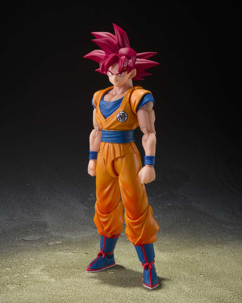 BANDAI - Dragon Ball Super Saiyan God Son Goku God Aura S.H.Figuarts