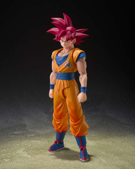 BANDAI - Dragon Ball Super Saiyan God Son Goku God Aura S.H.Figuarts