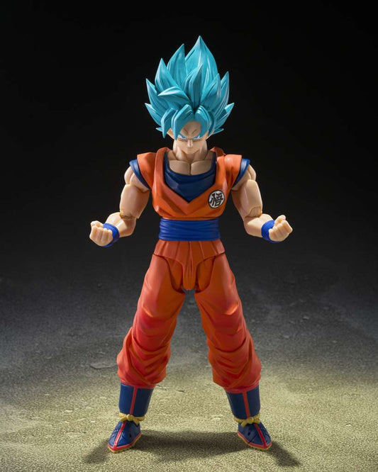 BANDAI - Dragon Ball Super Saiyan God Super Saiyan Son Goku Blue Power S.H.Figuarts