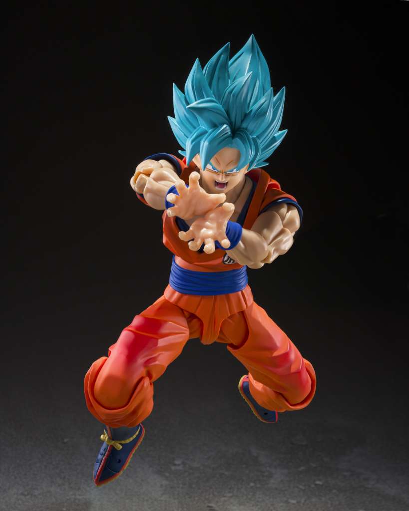 BANDAI - Dragon Ball Super Saiyan God Super Saiyan Son Goku Blue Power S.H.Figuarts