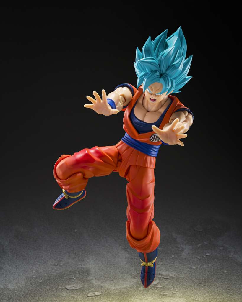 BANDAI - Dragon Ball Super Saiyan God Super Saiyan Son Goku Blue Power S.H.Figuarts
