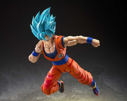 BANDAI - Dragon Ball Super Saiyan God Super Saiyan Son Goku Blue Power S.H.Figuarts
