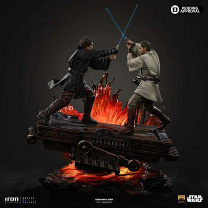 IRON STUDIOS - Star Wars Anakin Vs Obi Wan 1/10 Statue
