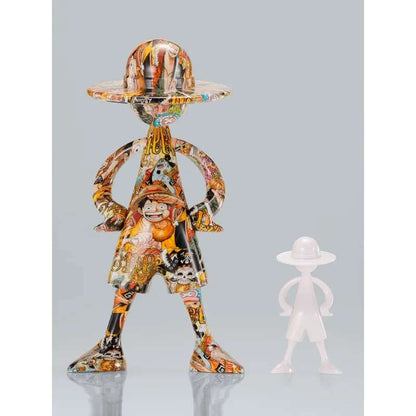 BANDAI - One Piece Luffy Artcanvas 1/8 1000logs Anniversary