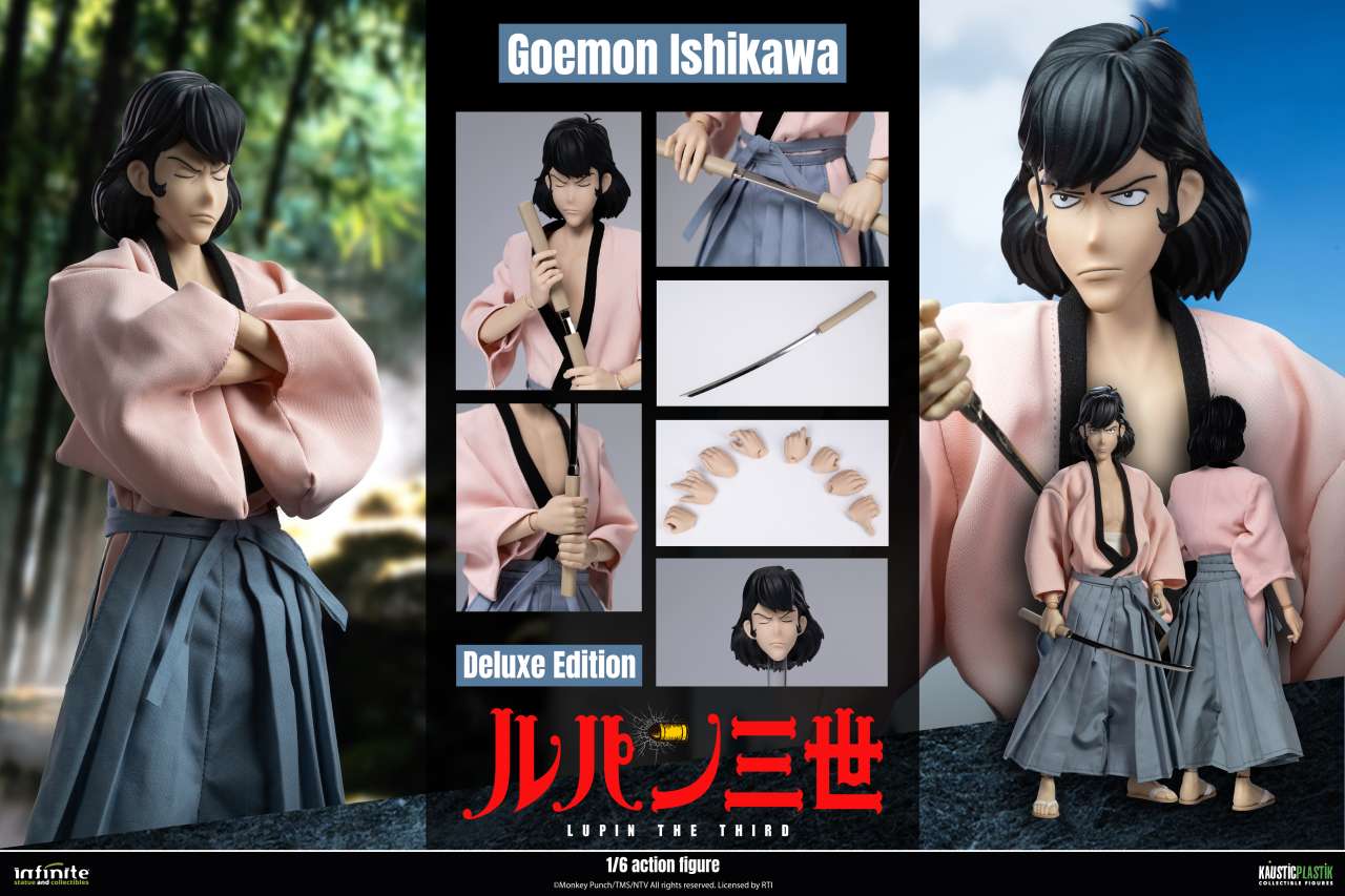 INFINITE STATUE - Lupin the 3rd The Italian Adventure Goemon Ishikawa xiii 1/6 Action Doll Deluxe Edition
