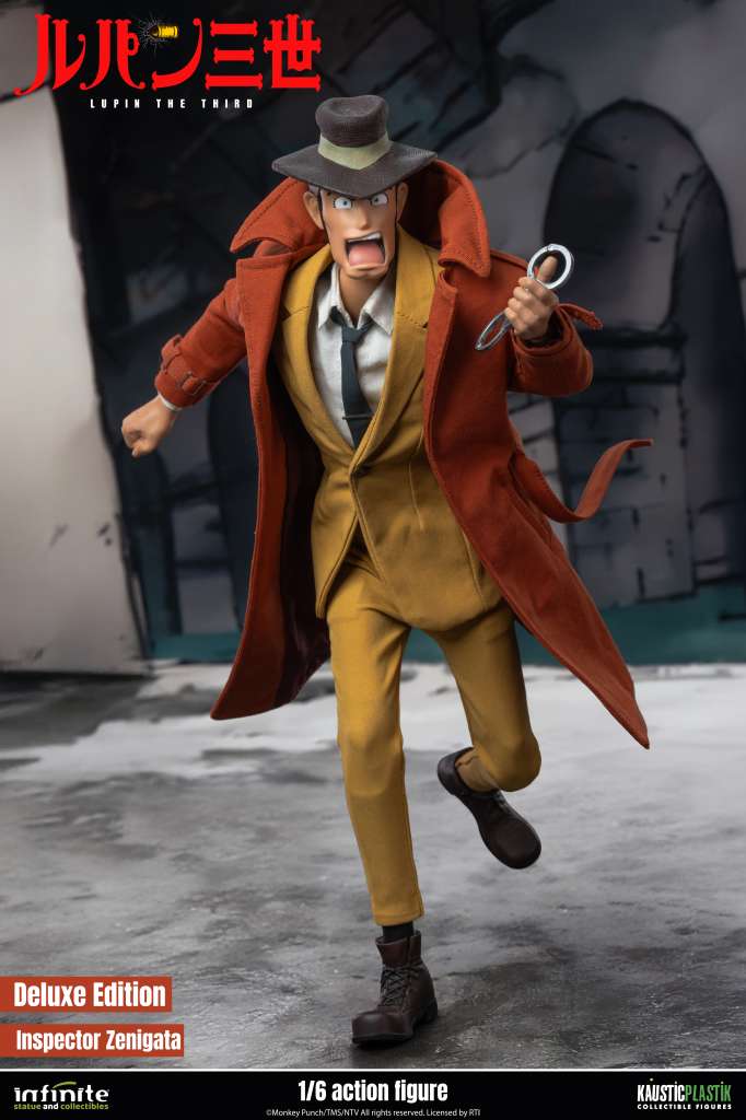 INFINITY STATUE - Lupin The 3rd The Italian Adventure Inspector Zenigata Koichi 1/6 Action Doll deluxe Edition