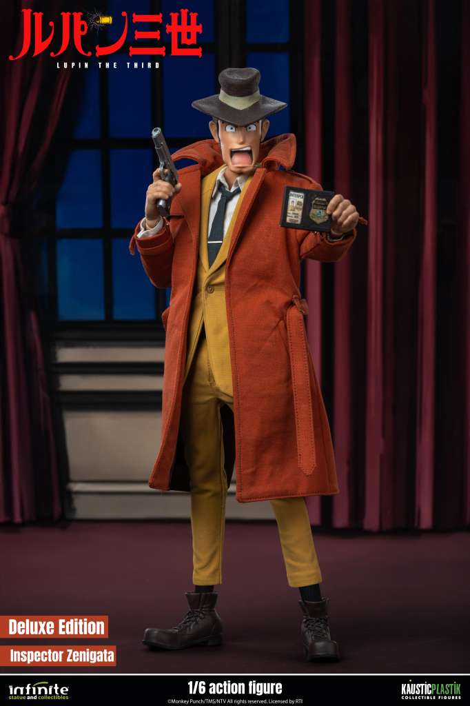 INFINITY STATUE - Lupin The 3rd The Italian Adventure Inspector Zenigata Koichi 1/6 Action Doll deluxe Edition