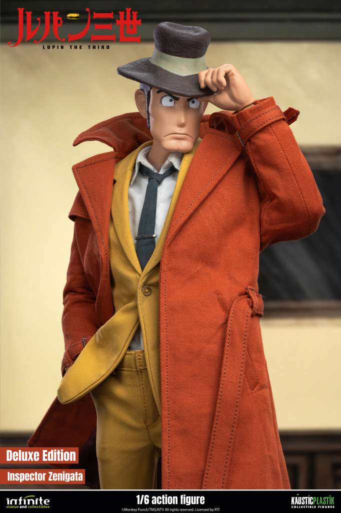 INFINITY STATUE - Lupin The 3rd The Italian Adventure Inspector Zenigata Koichi 1/6 Action Doll deluxe Edition