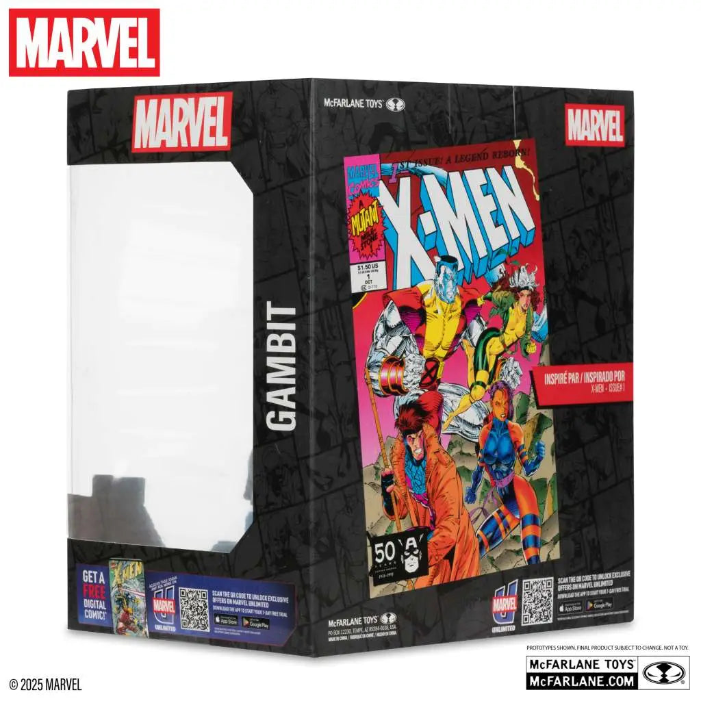 Mc FARLANE TOYS -  Marvel Collection 1:10 Wv6 Gambit (x-men #1) Figure