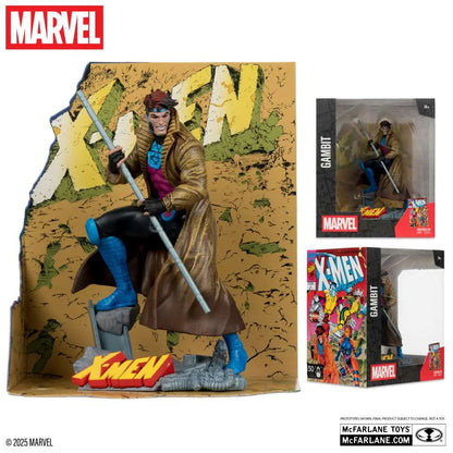 Mc FARLANE TOYS -  Marvel Collection 1:10 Wv6 Gambit (x-men #1) Figure