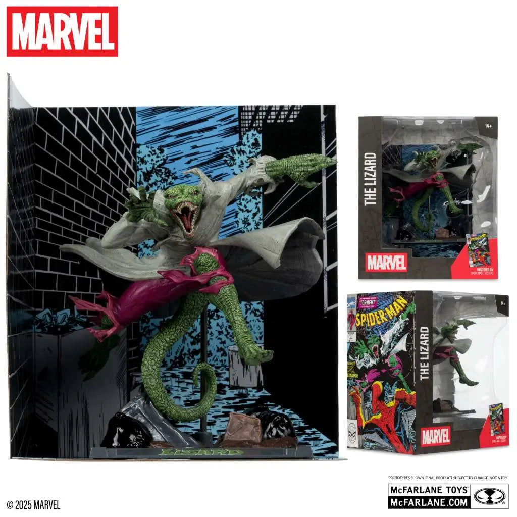 Mc FARLANE TOYS - Marvel Collection 1:10 Wv6 The Lizard (spider-man #2) Figure