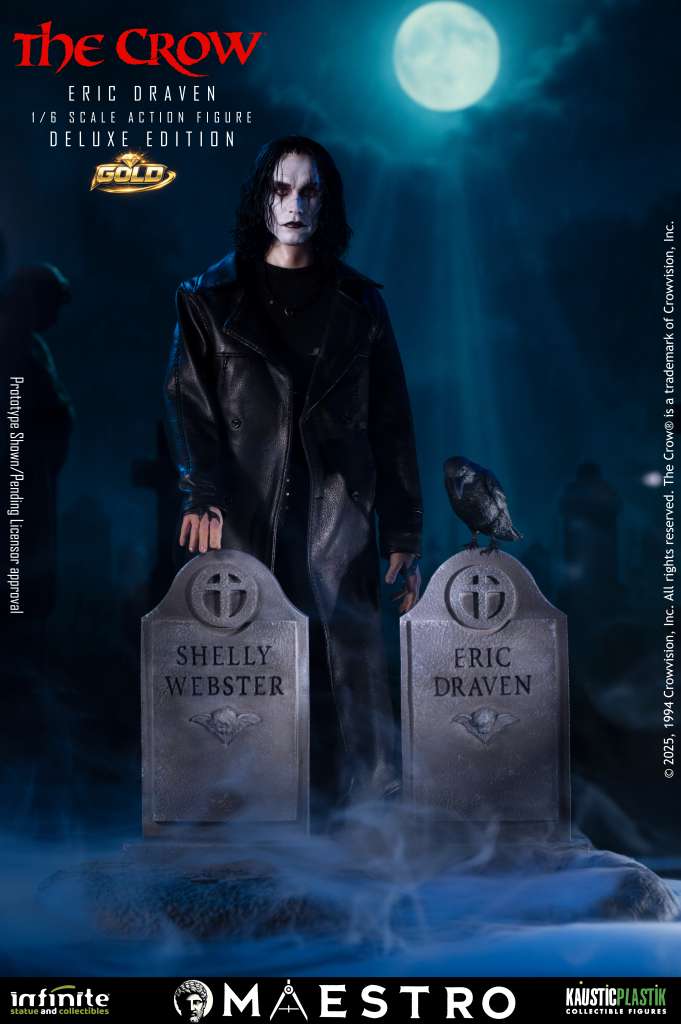 INFINITE STATUE - The Crow Eric Draven 1/6 Luxury Action Doll Deluxe Gold Edition