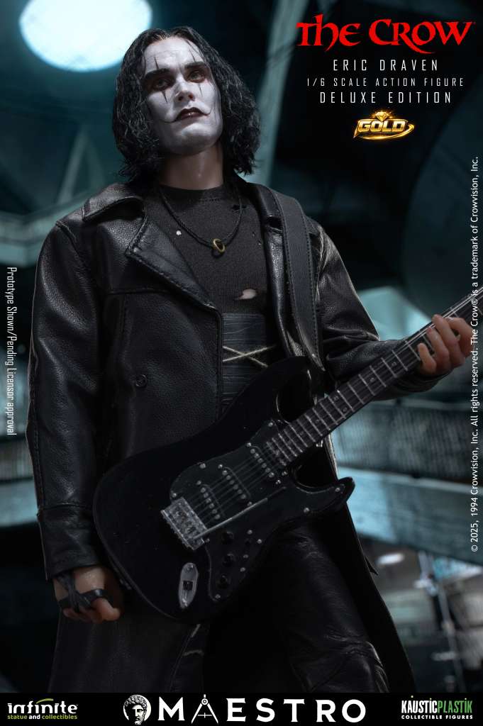 INFINITE STATUE - The Crow Eric Draven 1/6 Luxury Action Doll Deluxe Gold Edition
