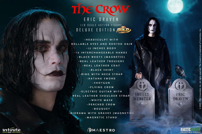 INFINITE STATUE - The Crow Eric Draven 1/6 Luxury Action Doll Deluxe Gold Edition
